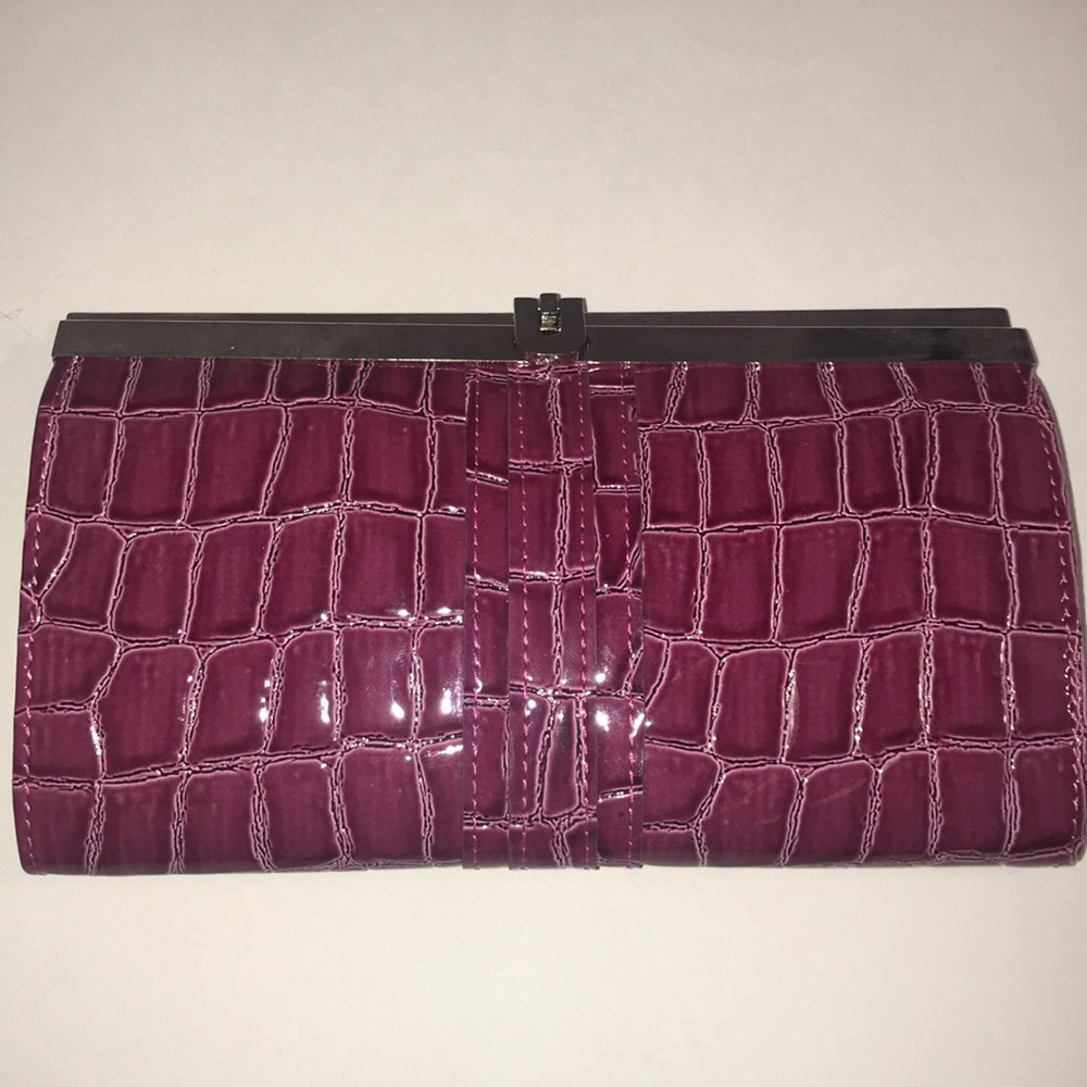 Pink Fake Animal Leather Wallet